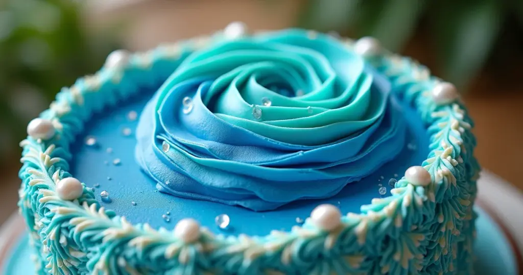 Bolo Decorado Água: o segredo da confeitaria [Passo a Passo]