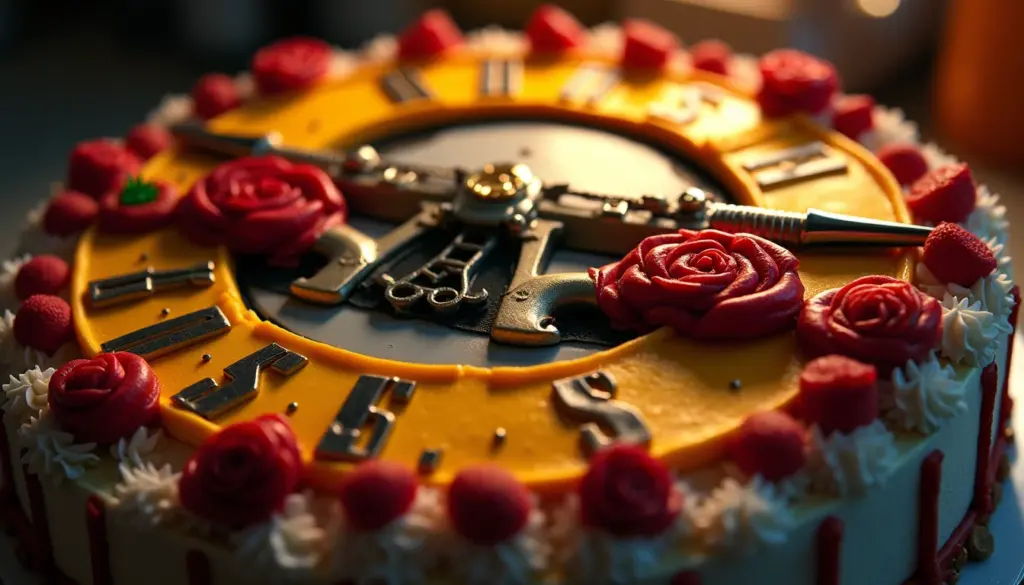 Bolo Decorado Guns N Roses - O visual rockstar que sua festa pede!