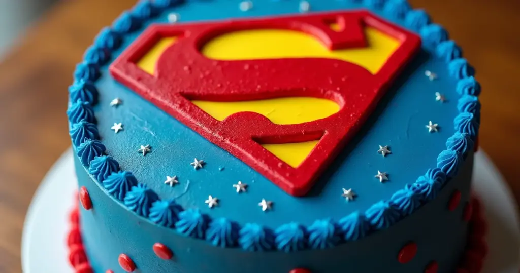 Bolo Decorado Superman: O segredo do herói que seus convidados vão amar