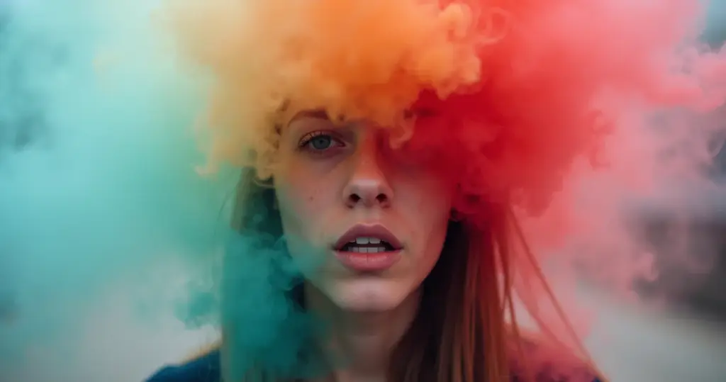 Ensaio com Fumaça Colorida: A Magia que Transforma Fotos