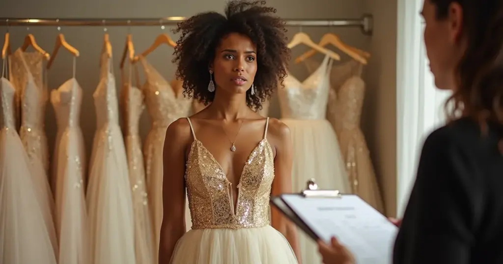 Erros ao escolher vestido de noiva dourado: 8 deslizes que arruínam seu brilho Erros ao escolher vestido de noiva dourado: 8 deslizes que arruínam seu brilho