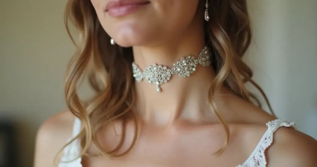 Gargantilha para Noiva: O Segredo Que Transforma Seu Look