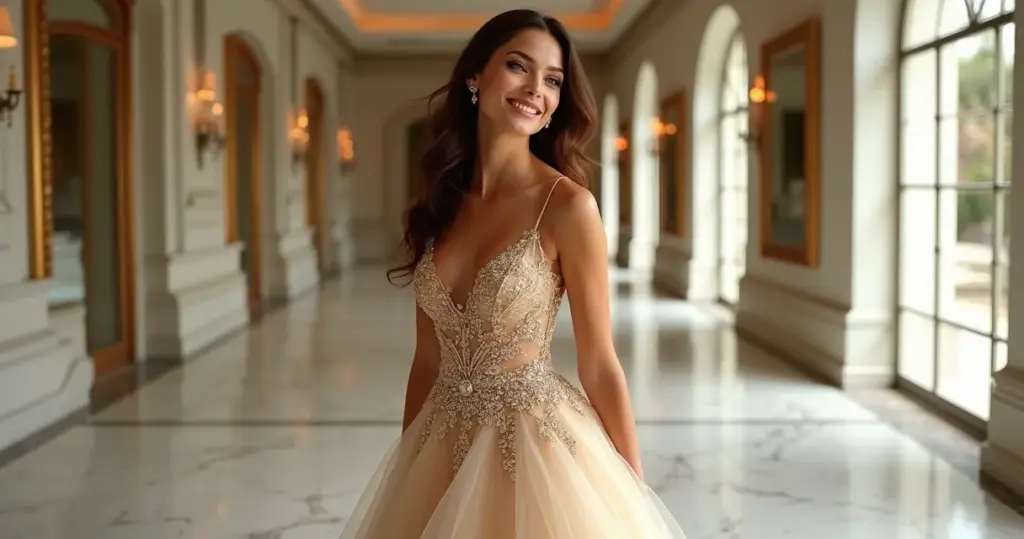 16 Ideias de Vestido de Noiva Dourado Luxuoso que Iluminam Qualquer Pele