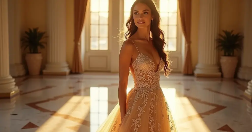 45+ Ideias de Vestido de Noiva Dourado Luxuoso para Brilhar como Rainha 45+ Ideias de Vestido de Noiva Dourado Luxuoso para Brilhar como Rainha