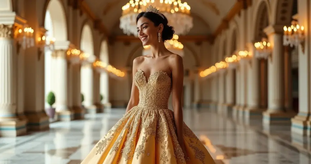 17 Ideias de Vestido de Noiva Dourado Luxuoso para um Casamento Real (Sem Erros) 17 Ideias de Vestido de Noiva Dourado Luxuoso para um Casamento Real (Sem Erros)