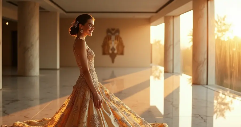 9 Ideias de Vestido de Noiva Dourado para Casamento Luxuoso em 2026