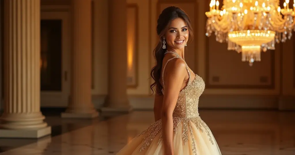 13 Ideias de Vestidos de Noiva Dourados Luxuosos para Brilhar como Realeza 13 Ideias de Vestidos de Noiva Dourados Luxuosos para Brilhar como Realeza