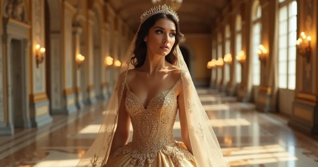 15 Ideias de Vestidos de Noiva Dourados para Realeza que Vão Te Transformar em Rainha 15 Ideias de Vestidos de Noiva Dourados para Realeza que Vão Te Transformar em Rainha