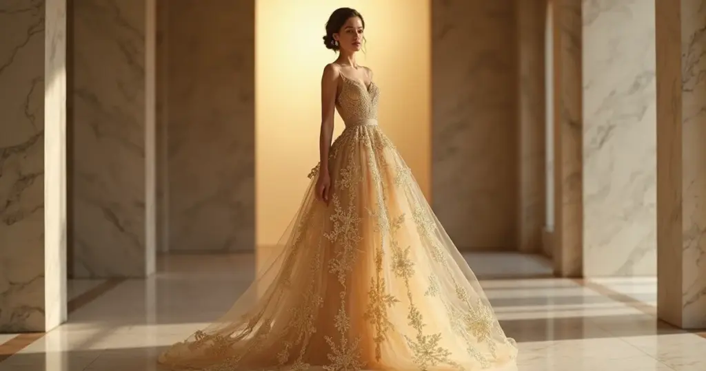 6 Ideias Vestido Noiva Dourado Luxo 2026: Brilhe Com Realeza Moderna