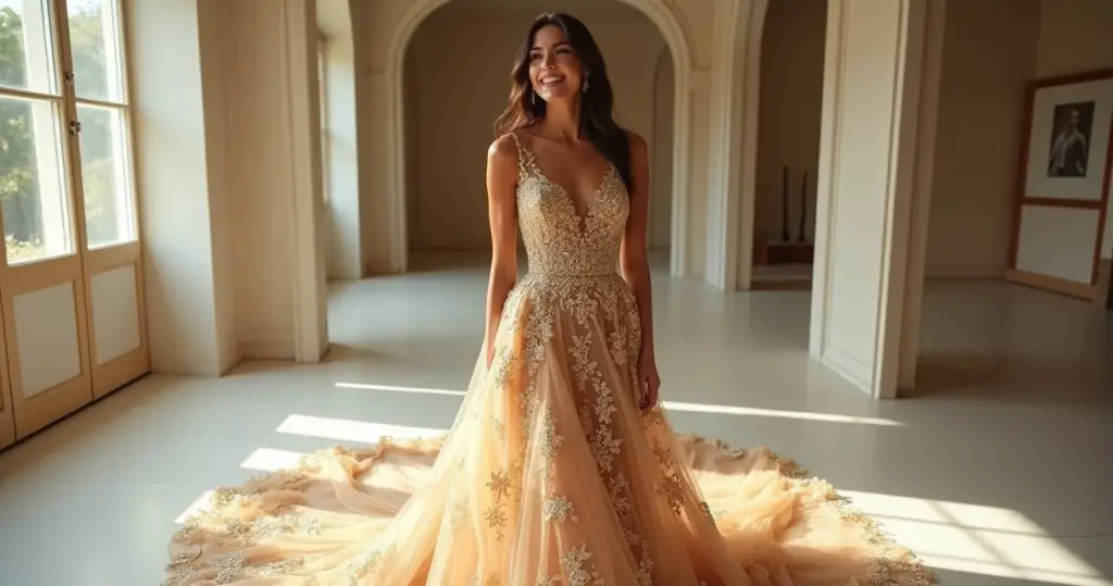52 Ideias de Vestido Noiva Dourado Luxuoso para Brilhar em 2026
