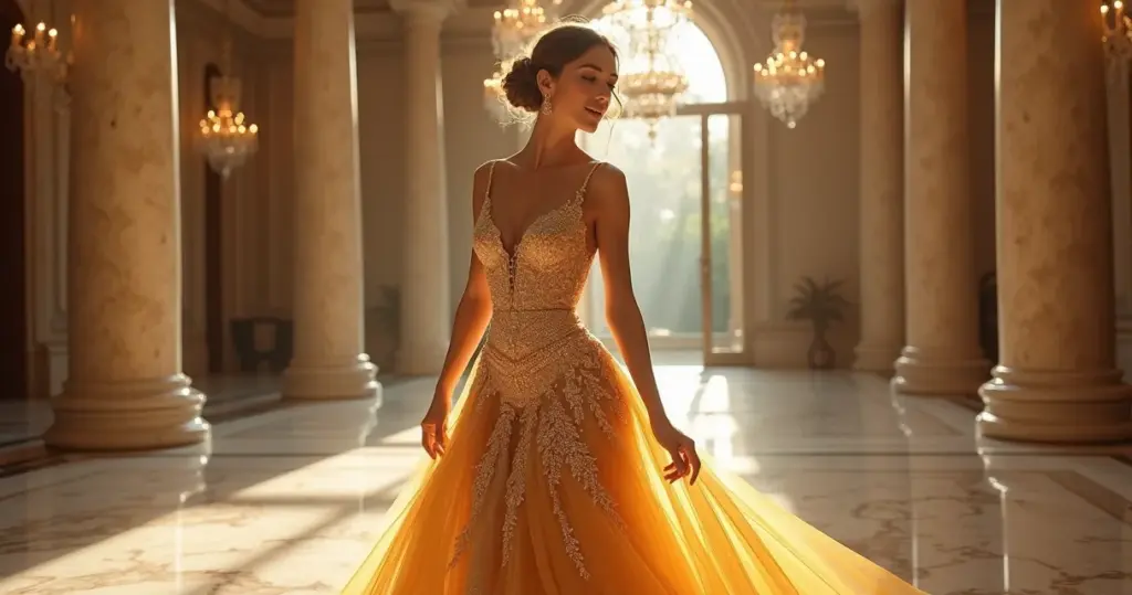 17 Ideias de Vestido Noiva Dourado Luxuoso 2026: Brilhe Sem Erros
