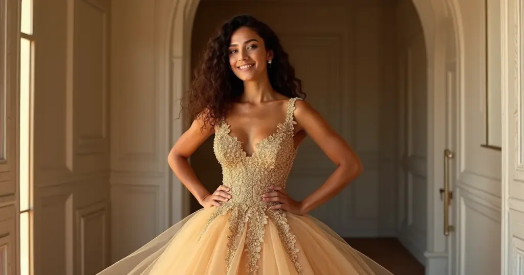 45 Ideias de Vestido Noiva Dourado Luxuoso 2026 Modelos para Brilhar