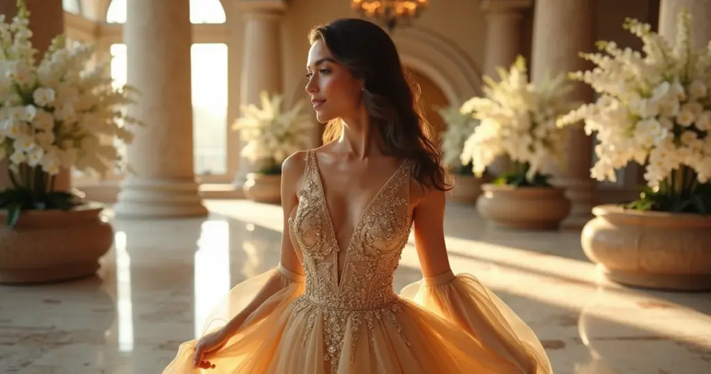 17 Ideias de Vestido Noiva Dourado Luxuoso: Brilhe com Poder em 2026