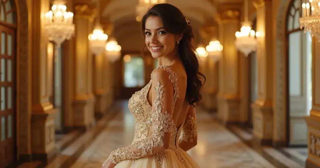 18 Ideias Vestido Noiva Dourado Luxuoso para um Casamento Inesquecível em 2026 18 Ideias Vestido Noiva Dourado Luxuoso para um Casamento Inesquecível em 2026