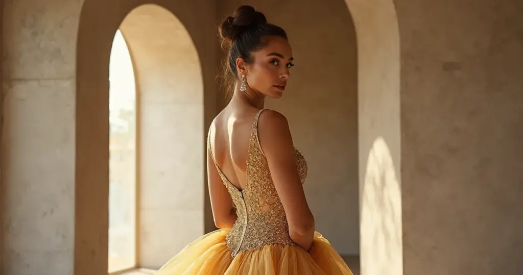 17 Ideias de Vestido Noiva Dourado Luxuoso: Brilhe sem Errar em 2026 17 Ideias de Vestido Noiva Dourado Luxuoso: Brilhe sem Errar em 2026