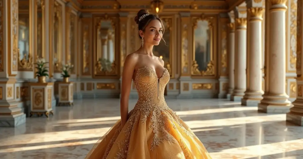 13 Vestidos Dourados Realeza: Como Brilhar Como Rainha em 2026 13 Vestidos Dourados Realeza: Como Brilhar Como Rainha em 2026
