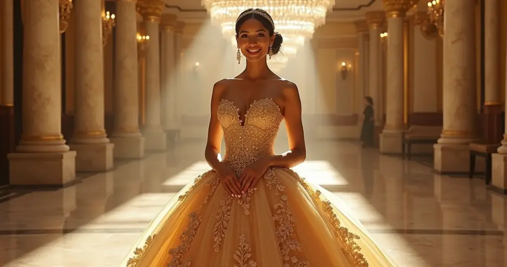 13 Ideias de Vestidos de Noiva Dourados Estilo Realeza para Brilhar em 2026 13 Ideias de Vestidos de Noiva Dourados Estilo Realeza para Brilhar em 2026