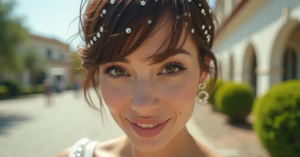 Penteado Cabelo Curto para Casamento: Acessórios que Brilham!