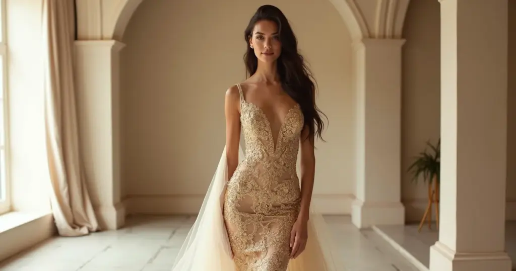 12 Ideias de Tendências Vestido Noiva Dourado Luxuoso 2026 para Brilhar