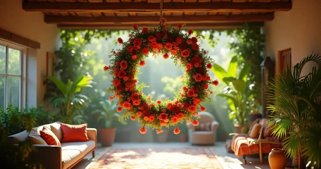 7 Ideias de Arranjos Aéreos Circulares que Aquecem Qualquer Ambiente