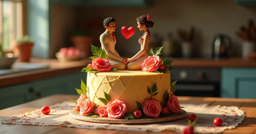 23 Ideias de Bolo Decorado Casal Apaixonado para Surpreender