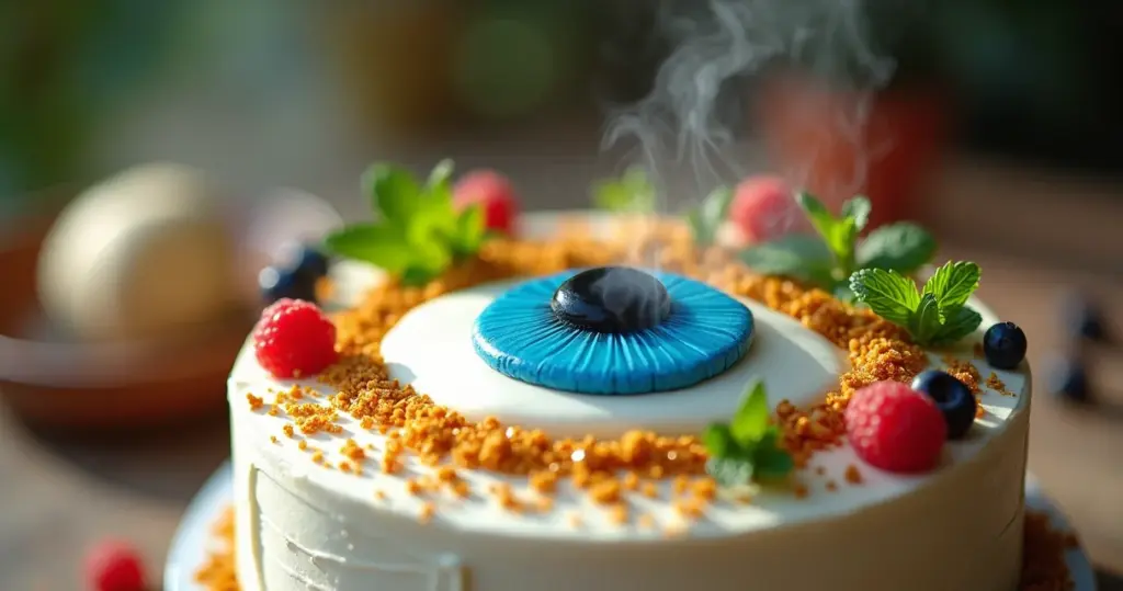 Bolo Decorado Olho Grego: Proteção e Beleza em 2 Horas Bolo Decorado Olho Grego: Proteção e Beleza em 2 Horas