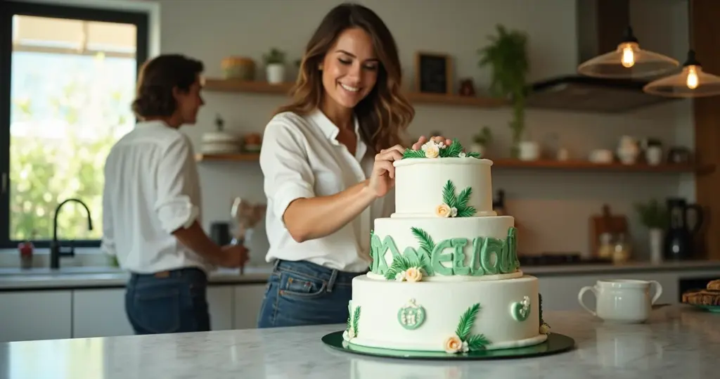 Bolo Decorado Palmeiras: Faça em 2h e impressione no seu evento