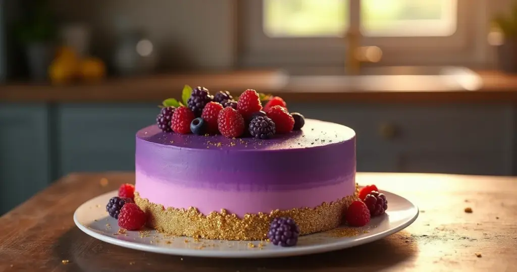 Bolo Decorado Roxo: Degradê Perfeito em 2h sem Erros