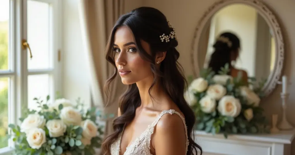 18 Ideias de Cabelo de Madrinha para Casamento que Harmonizam com Seu Vestido