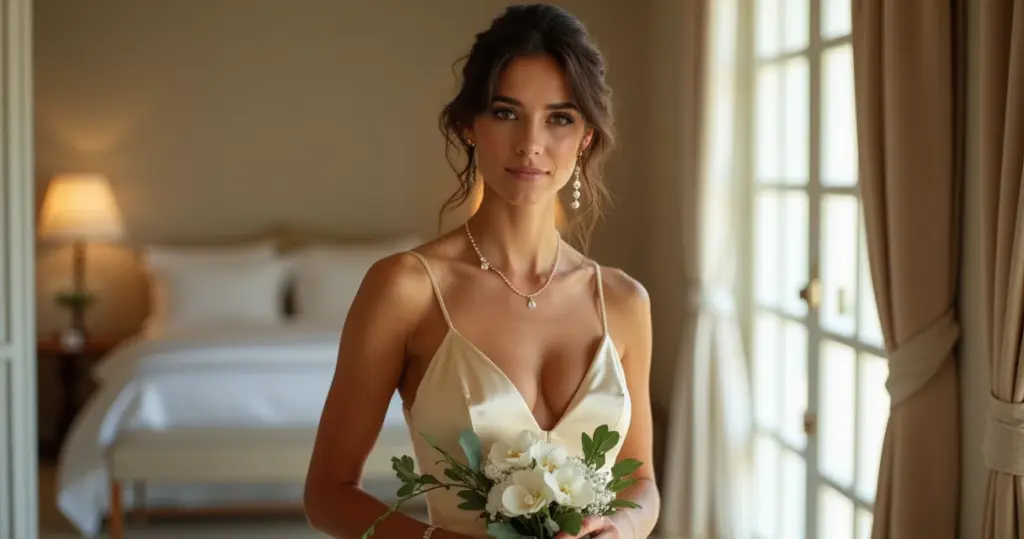 17 Ideias para Combinar Acessórios com Vestido de Noiva Dourado sem Errar