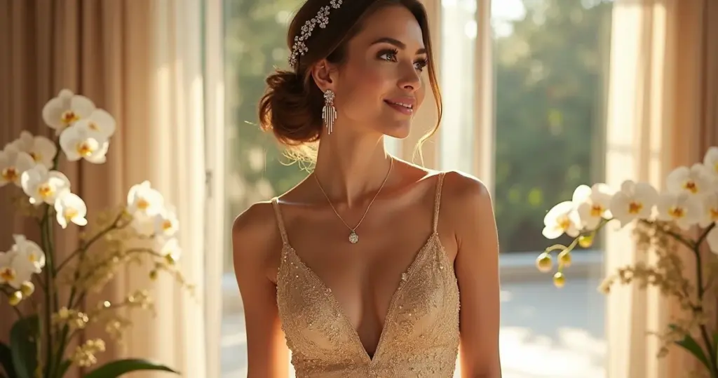 12 Ideias de Como Combinar Acessórios Vestido Noiva Dourado sem Errar