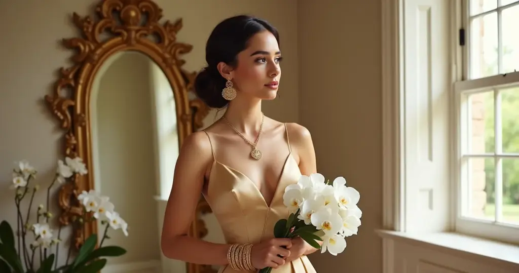 13 Ideias de Como Combinar Acessórios Vestido Noiva Dourado sem Errar