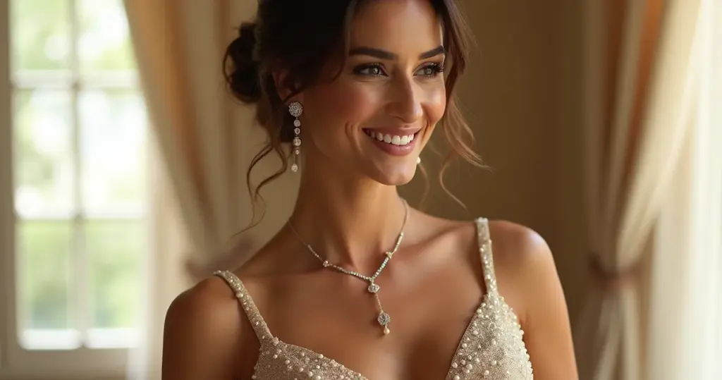 15 Ideias de Como Combinar Joias Vestido Noiva Dourado sem Errar