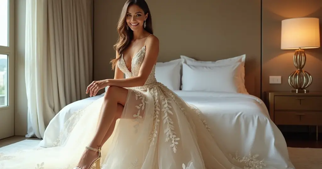 7 Ideias de Como Combinar Sapatos Vestido Noiva Dourado (Arrasa!)