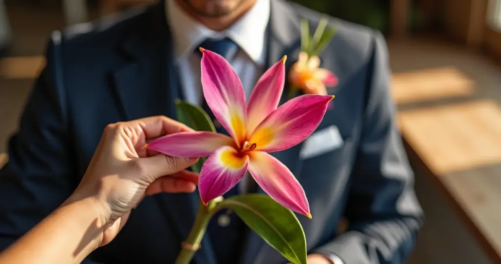 Como escolher a flor da lapela que diferencia o noivo dos convidados Como escolher a flor da lapela que diferencia o noivo dos convidados