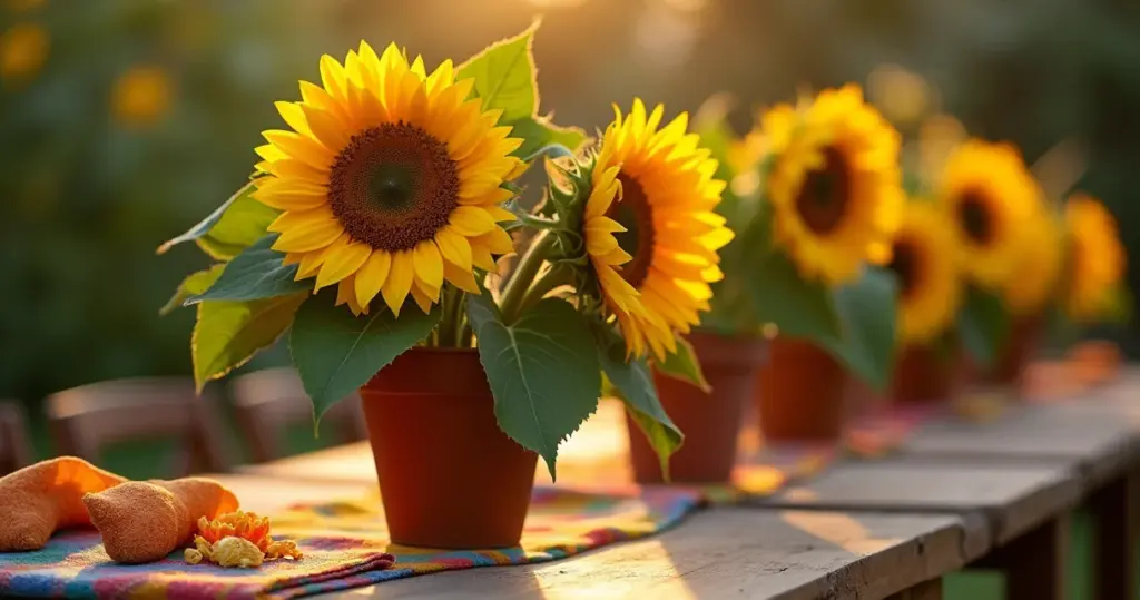 Decoração de Festa Girassol Simples: Ideias que Transformam sem Custo Alto