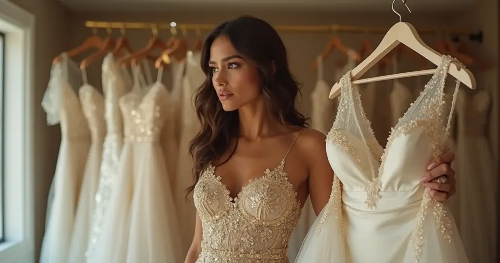 Erros ao escolher vestido noiva dourado: evite os 7 deslizes que arruínam seu visual