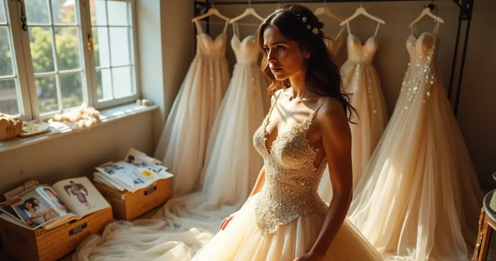 Erros comuns ao escolher vestido de noiva dourado que podem estragar seu grande dia