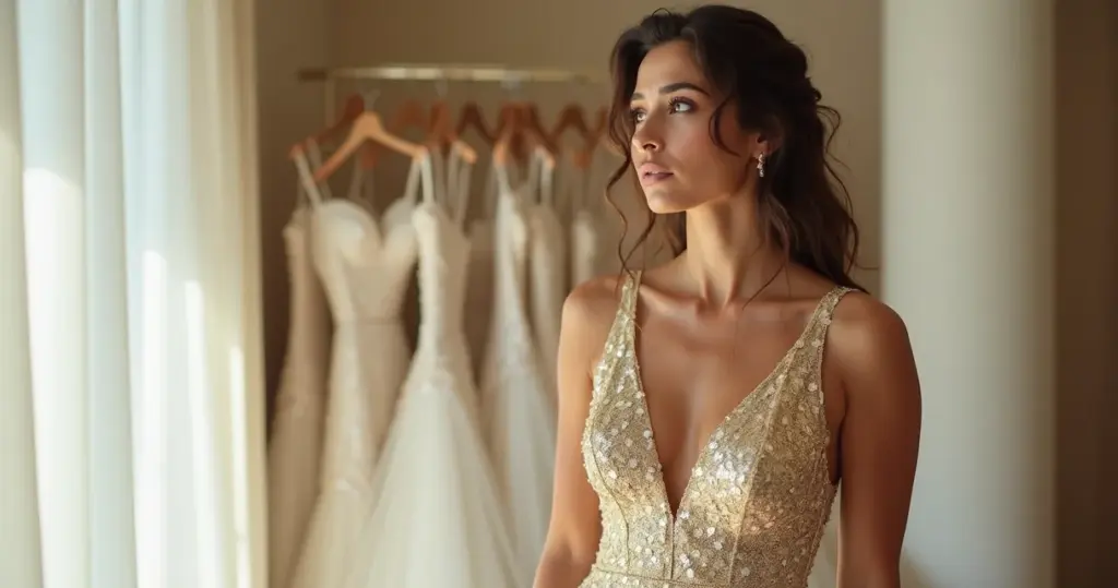 Erros comuns ao escolher vestido noiva dourado que arruínam seu brilho