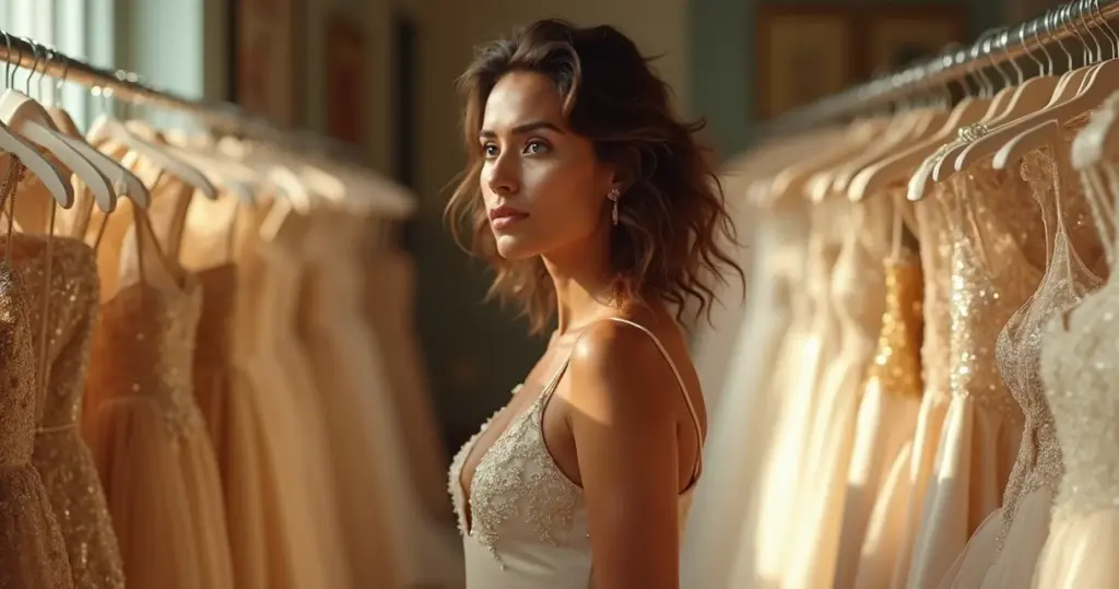 Erros comuns escolher vestido noiva dourado: evite o desastre visual