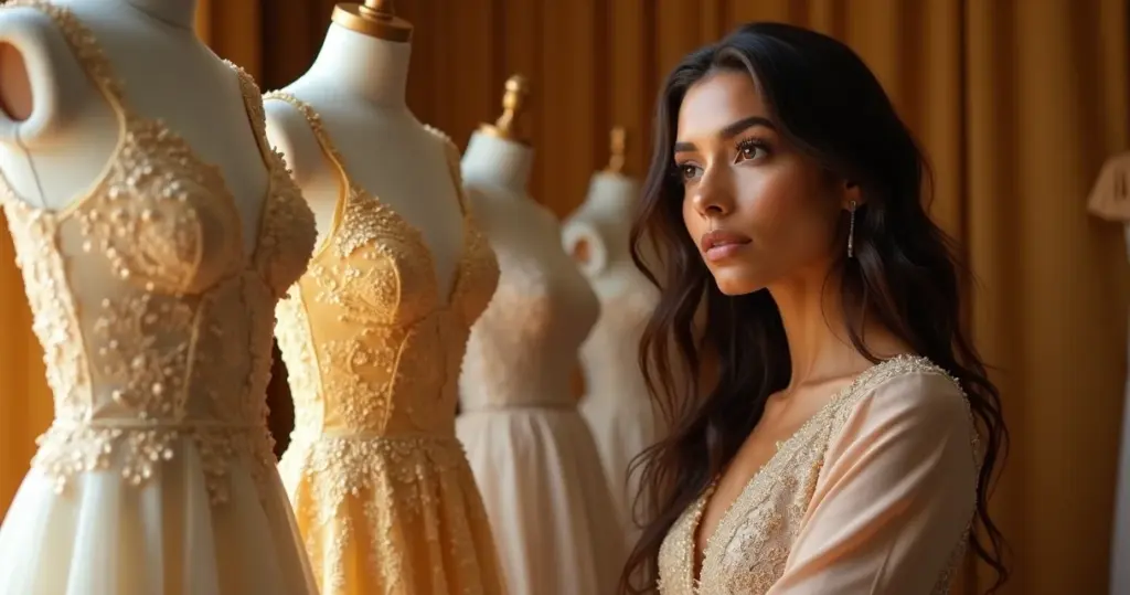 Evitar erros ao escolher vestido noiva dourado: 3 desastres que estragam seu visual