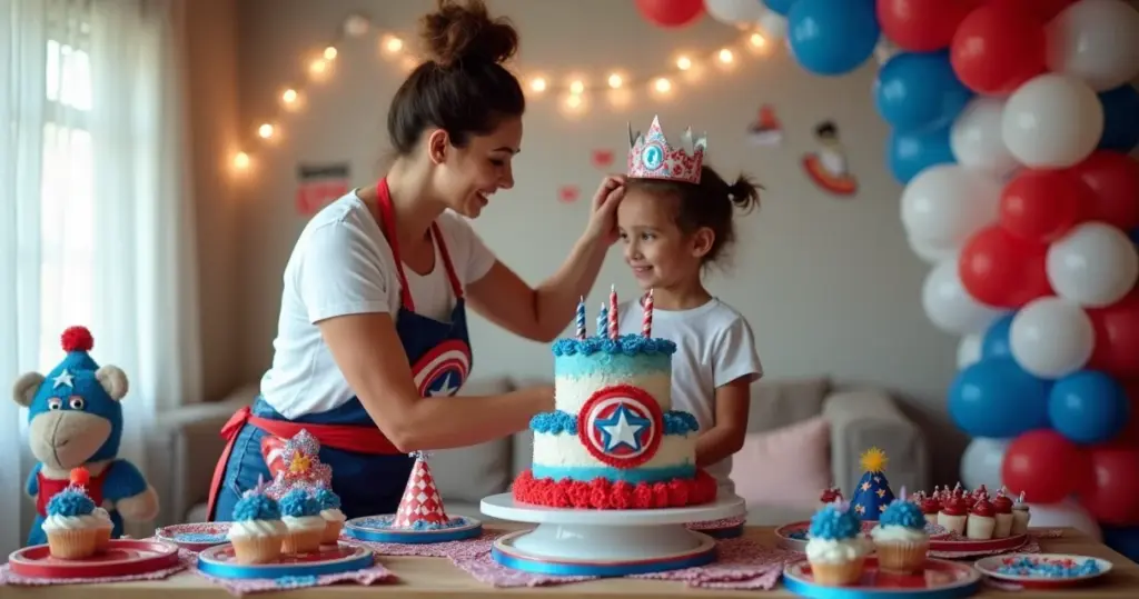 27 Ideias de Festa Infantil Capitão América Que Vão Impressionar