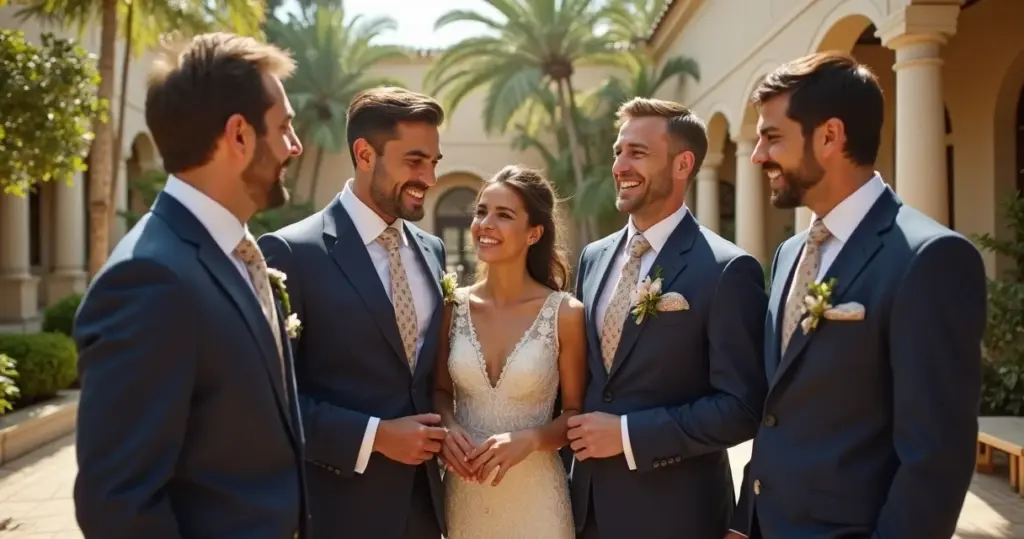 27 Ideias de Gravata para Padrinhos que Transformam Suas Fotos do Casamento