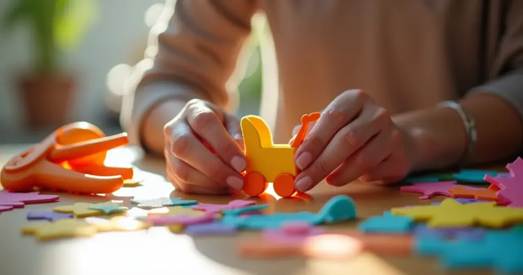 Lembrancinha chá de bebê em EVA de carrinho: como fazer por R$1,50 e emocionar