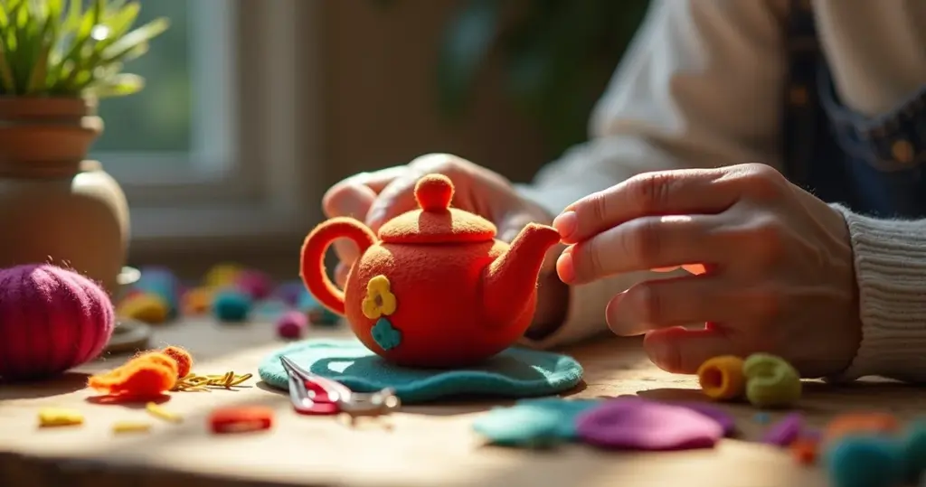 Lembrancinha chá de panela em feltro: o detalhe que transforma presente em memória