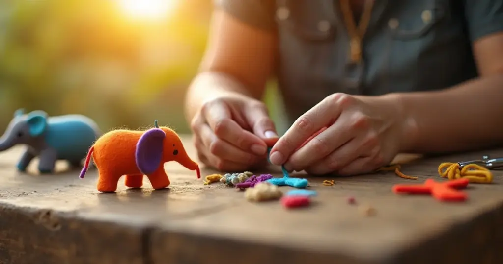 Lembrancinha de feltro: o detalhe que faz convidados guardarem por anos