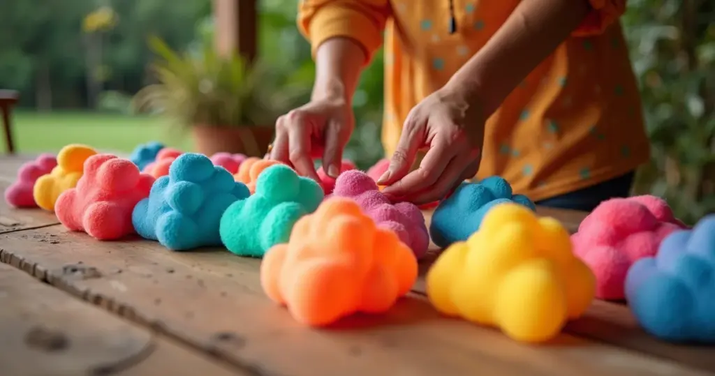 21 Ideias de Lembrancinha de Nuvem de EVA que Encantam Qualquer Festa