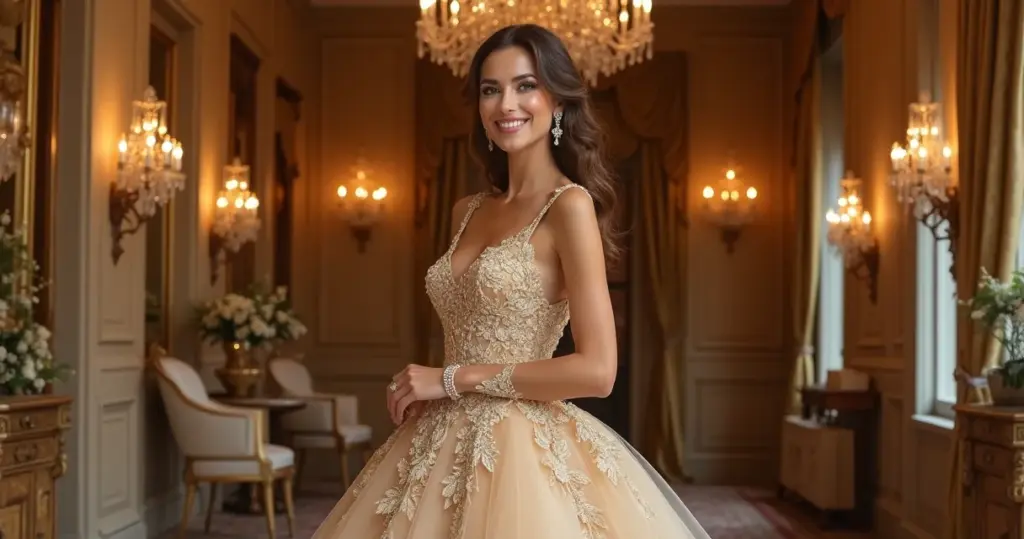 Quanto custa um vestido de noiva dourado de luxo? Veja onde cada centavo vai