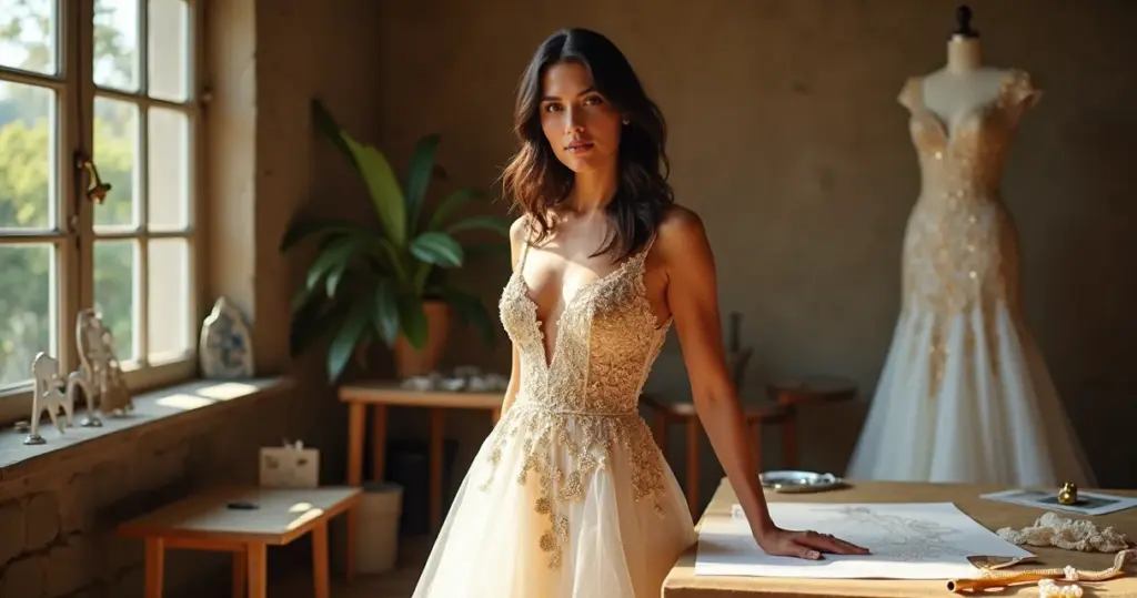 Quanto custa um vestido de noiva dourado sob medida? A verdade que ninguém te conta