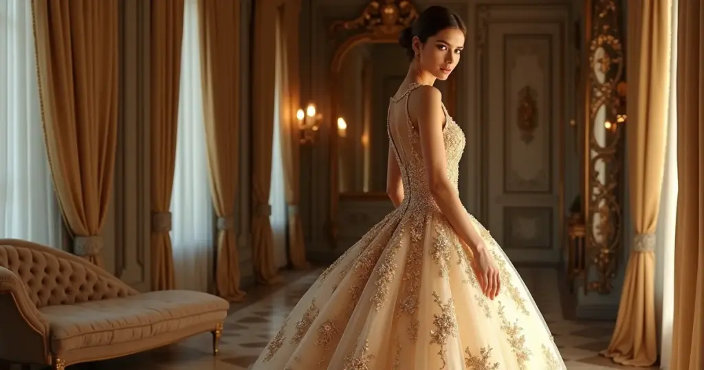 Quanto custa vestido noiva dourado alta costura? Veja o que define o preço real Quanto custa vestido noiva dourado alta costura? Veja o que define o preço real